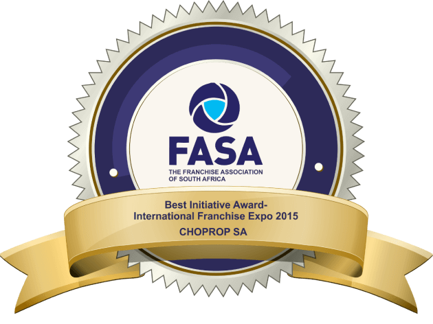 FASA: Best Initiative Award International Franchise Expo 2015 CHOPROP SA