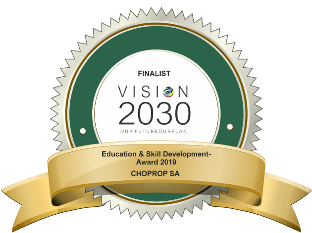 Finalist VISION 2030: Education and Skill Development - Award 2019 CHOPROP SA